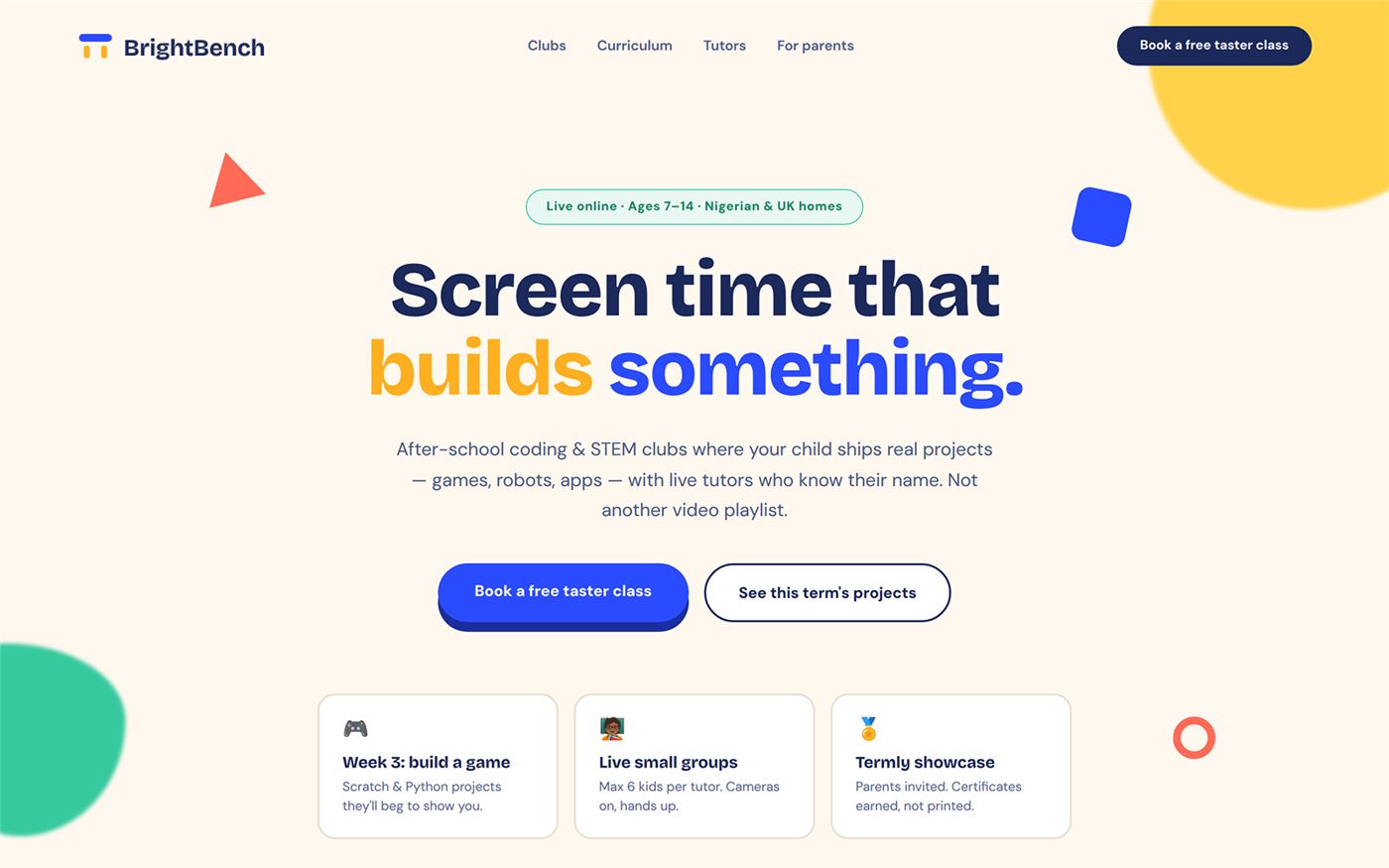 Website Design & Development case 03 &mdash; BrightBench
